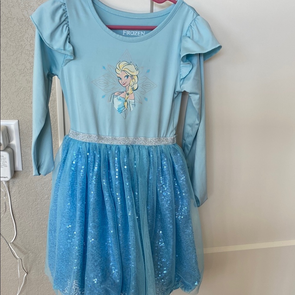 Frozen Elsa Blue Dress